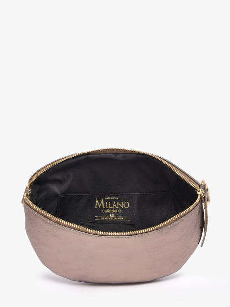 Sac Banane Cuir Milano Argent nine NI19091 vue secondaire 3