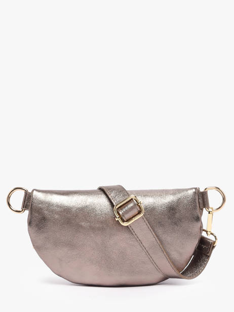 Sac Banane Cuir Milano Argent nine NI19091 vue secondaire 4