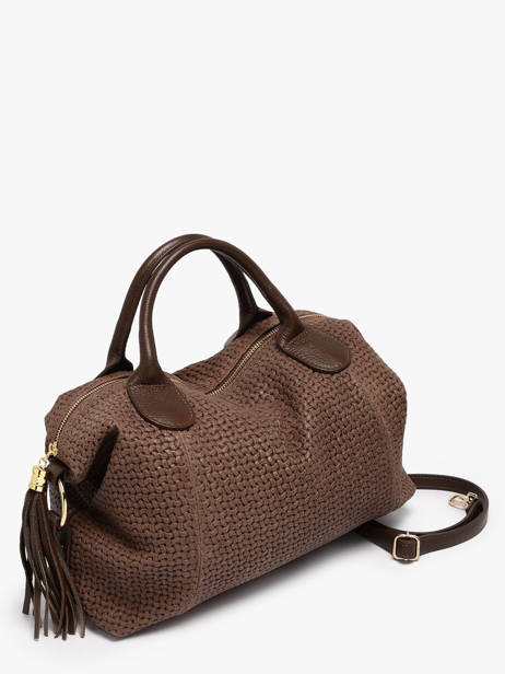 Sac Porté Main Beautiful Cuir Milano Marron beautiful BE25111 vue secondaire 2