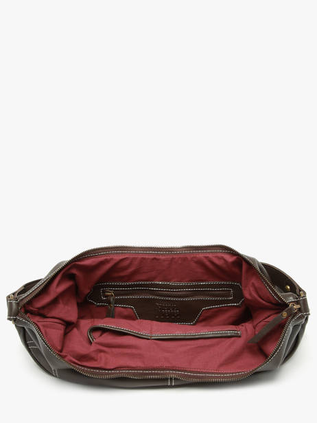 Sac Porté épaule Seam Cuir Basilic pepper Marron seam BSEA04 vue secondaire 2