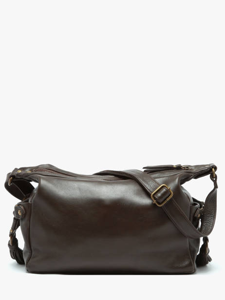 Shoulder Bag Cow Leather Basilic pepper Brown cow BCOW86 other view 3