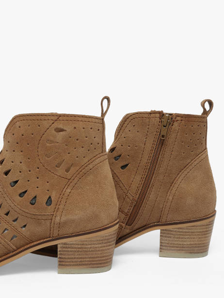 Heeled Boots In Leather Alpe Brown women 54331101 other view 2