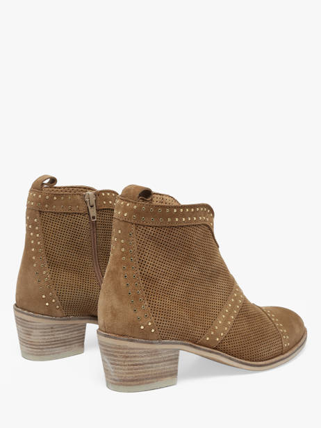 Heeled Boots In Leather Alpe Brown women 54311101 other view 2