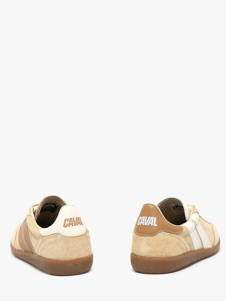 Sneakers En Cuir Caval Beige women BAPULS20 vue secondaire 2