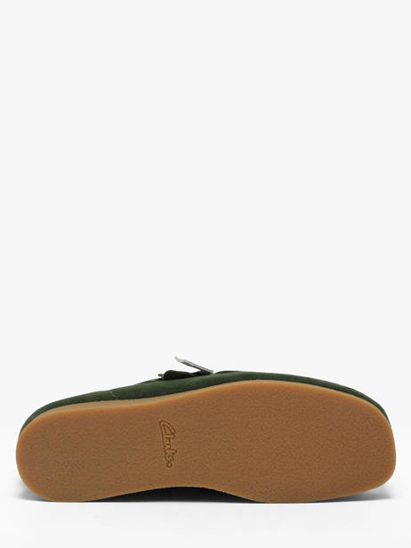 Chaussures Derbies En Cuir Clarks Vert men 26186170 vue secondaire 4