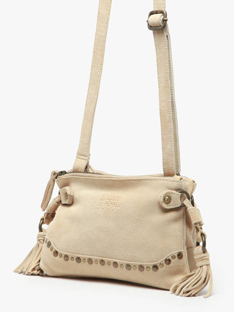Shoulder Bag Houston Leather Basilic pepper Beige houston BHOU82 other view 1