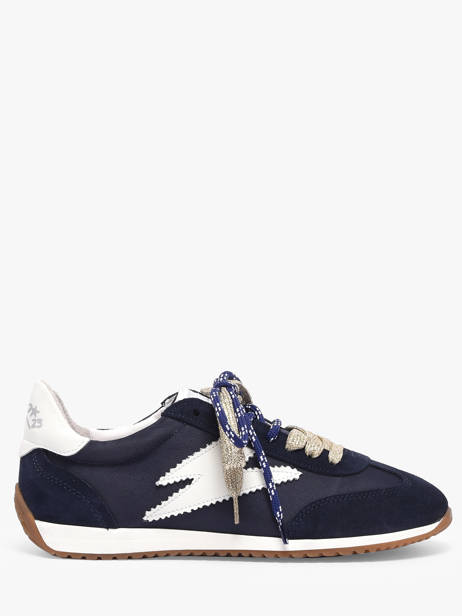 Sneakers En Cuir Semerdjian Bleu women JUNED482