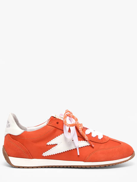 Sneakers En Cuir Semerdjian Orange women JUNED479
