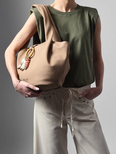 Sac Porté épaule Woomen Beige camomille pearl WCAE07 vue secondaire 1