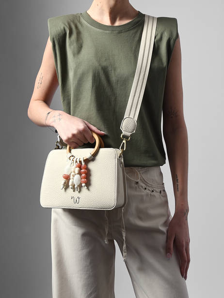 Sac Bandoulière Camomille Pearl Woomen Beige camomille pearl WCAE1S vue secondaire 2