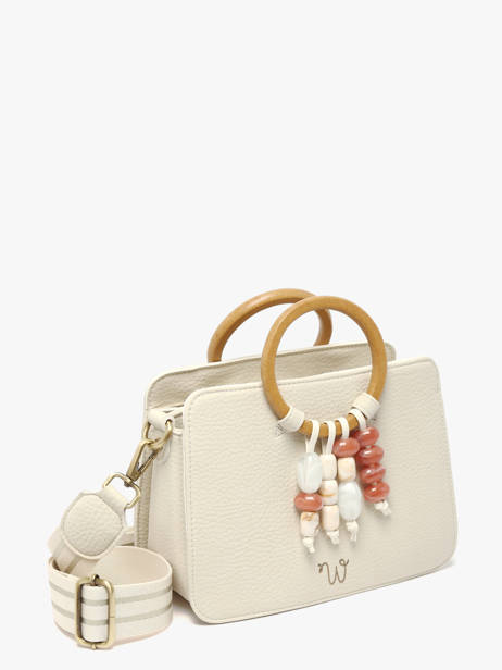 Sac Bandoulière Camomille Pearl Woomen Beige camomille pearl WCAE1S vue secondaire 3