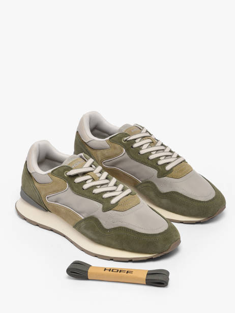 Sneakers In Leather Hoff Green men 12602403 other view 1