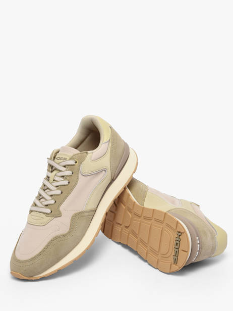 Sneakers In Leather Hoff Green men 12602006 other view 2