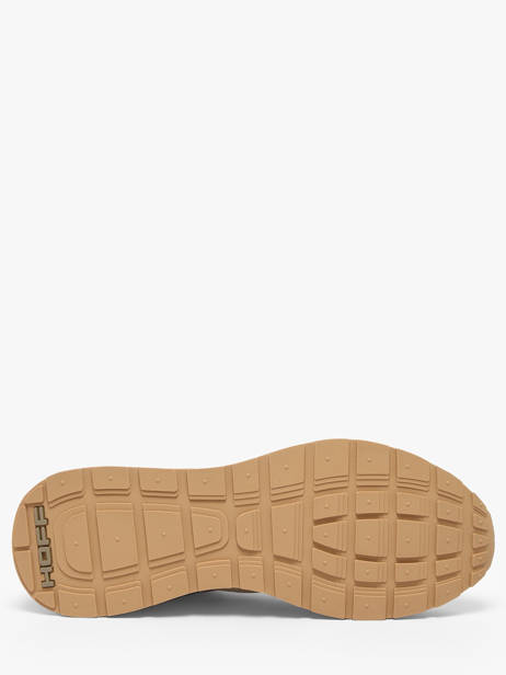 Sneakers In Leather Hoff Green men 12602006 other view 4