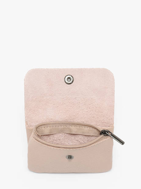 Porte-monnaie Caviar Cuir Milano Beige caviar CA23092 vue secondaire 1