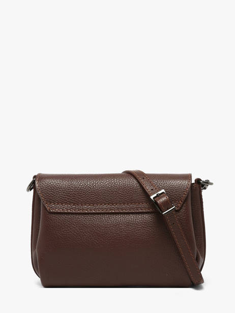 Sac Bandoulière Caviar Cuir Milano Marron caviar CA24061 vue secondaire 4