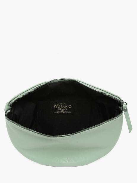 Sac Banane Caviar Cuir Milano Vert caviar CA21123 vue secondaire 3