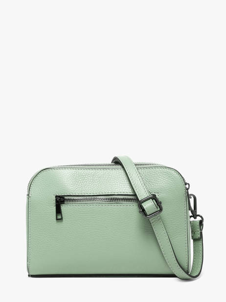 Leather Caviar Crossbody Bag Milano Green caviar CA21101 other view 5
