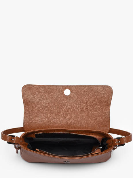 Sac Porté épaule Caviar Cuir Milano Marron caviar CA25111 vue secondaire 3