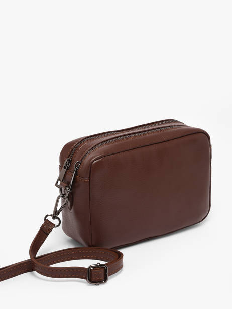 Sac Bandoulière Caviar Cuir Milano Marron caviar CA25112 vue secondaire 2