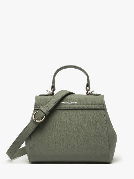 Sac Porté Main Mandala Cuir Nathan baume Vert mandala 4M vue secondaire 4