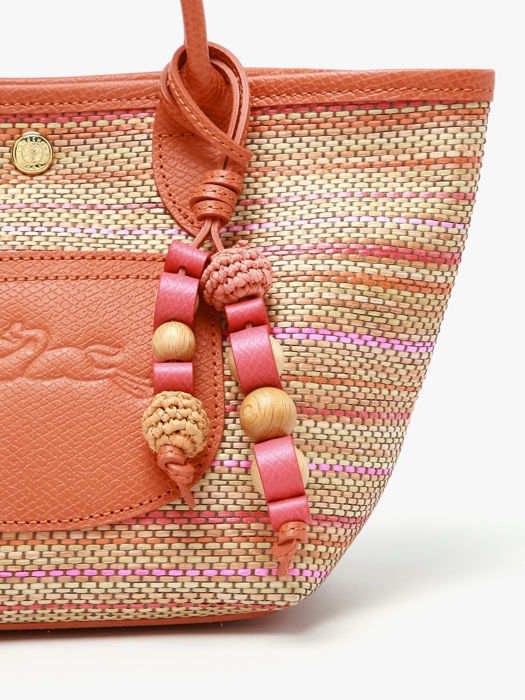 Longchamp Le panier pliage rainbow Sacs porté travers Orange