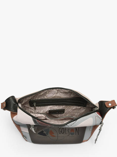 Sac Bandoulière Auralis Anekke Marron auralis 42813553 vue secondaire 2