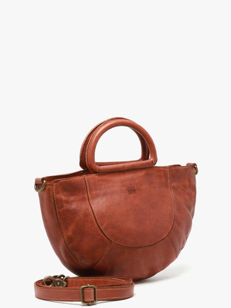 Sac Bandoulière Heritage Cuir Biba Marron heritage MIB1L vue secondaire 2