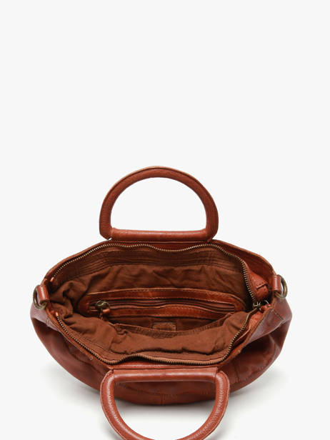 Sac Bandoulière Heritage Cuir Biba Marron heritage MIB1L vue secondaire 3