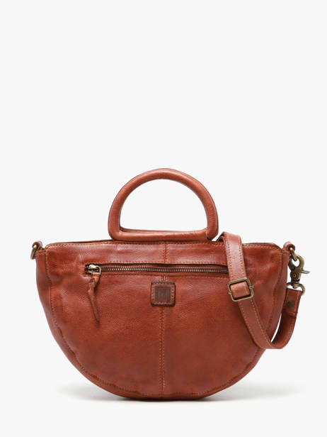 Sac Bandoulière Heritage Cuir Biba Marron heritage MIB1L vue secondaire 4