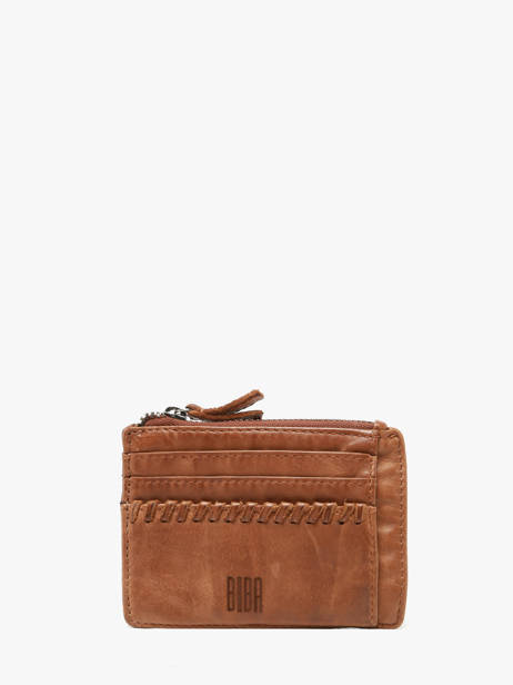 Card Holder Leather Biba Brown heritage WIN8L