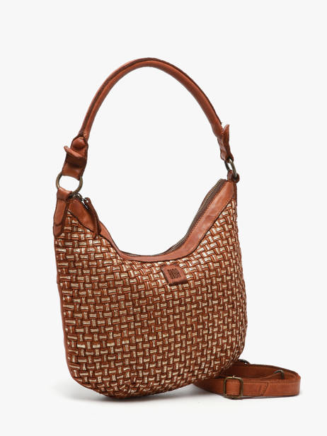 Sac Bandoulière Heritage Biba Marron heritage KAB23L vue secondaire 1