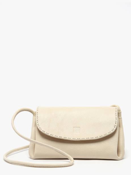 Sac Bandoulière Leather Cuir Biba Beige leather ISE1L