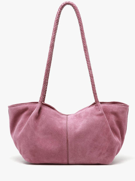Shoulder Bag Leather Biba Pink leather SOR4L other view 3