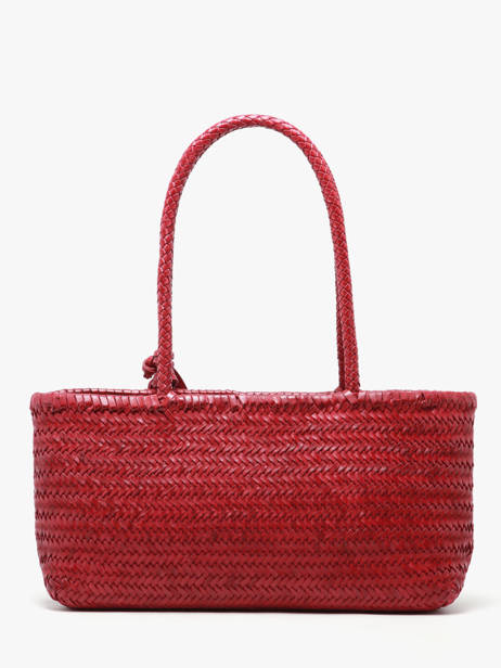 Sac Porté épaule Heritage Cuir Biba Rouge heritage PER10L vue secondaire 3