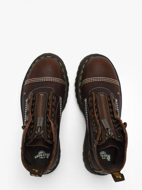 Boots In Leather Dr martens Brown women 42818200 other view 3