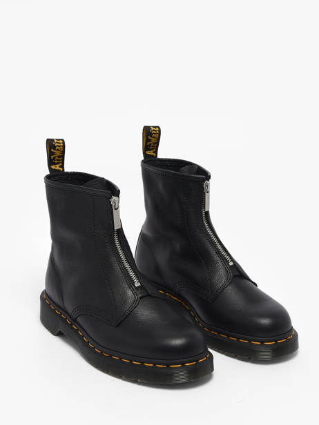 Boots In Leather Dr martens Black women 42352001 other view 1