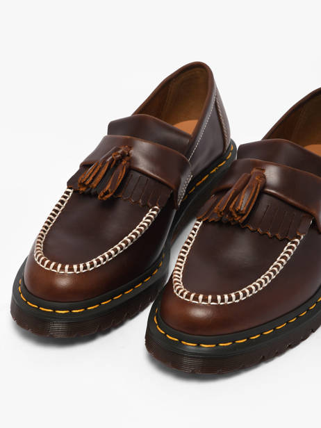 Mocassins En Cuir Dr martens Marron men 42849200 vue secondaire 2