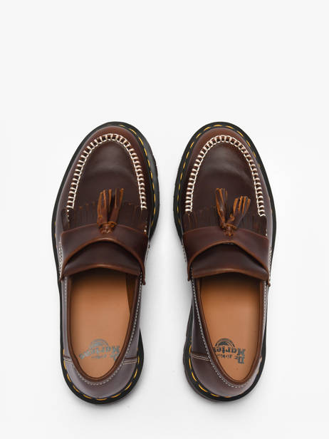 Mocassins En Cuir Dr martens Marron men 42849200 vue secondaire 3