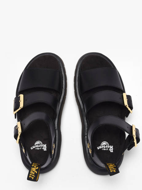 Sandals In Leather Dr martens Black women 42329001 other view 3