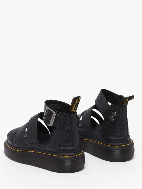 Sandals In Leather Dr martens Black women 24476001 other view 2