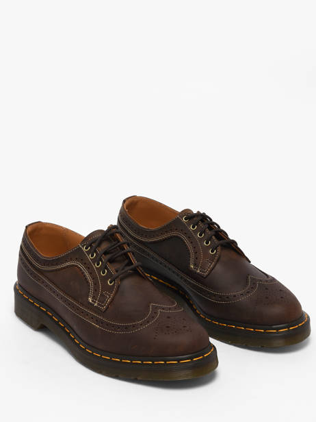 Chaussures Derbies En Cuir Dr martens Marron men 40553201 vue secondaire 1