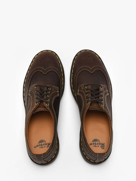 Chaussures Derbies En Cuir Dr martens Marron men 40553201 vue secondaire 3