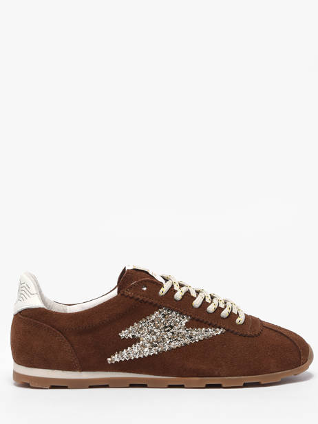 Sneakers En Cuir Semerdjian Marron women CASSI475