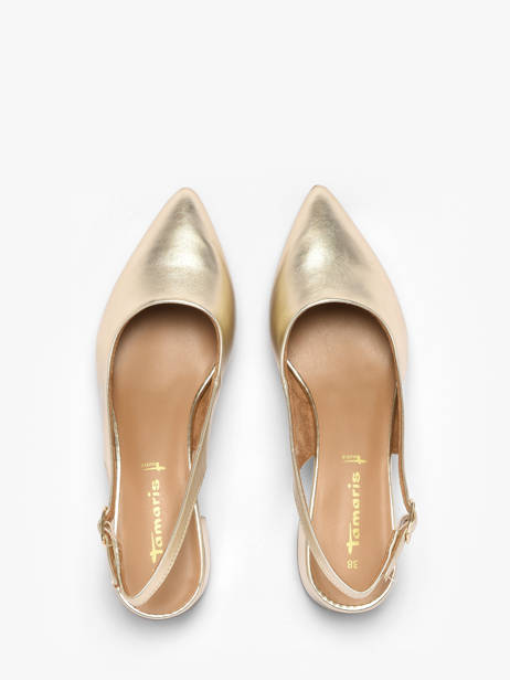 Pumps In Leather Tamaris Gold women 42 other view 3