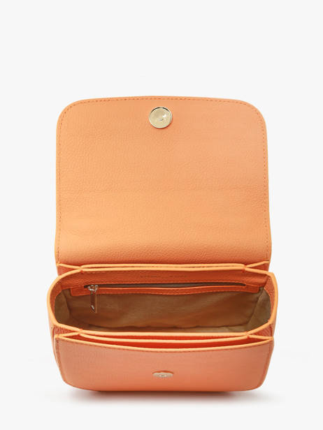 Sac Bandoulière Penelope Cuir Nathan baume Orange odyssey 1 vue secondaire 3