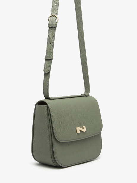 Sac Bandoulière Odyssey Cuir Nathan baume Vert odyssey 2 vue secondaire 1