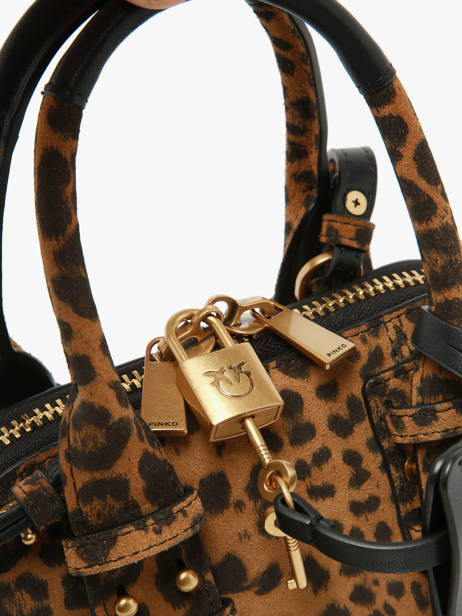 Sac Bandoulière Love Bag Soft Pinko Marron love bag soft 5333A32A vue secondaire 2