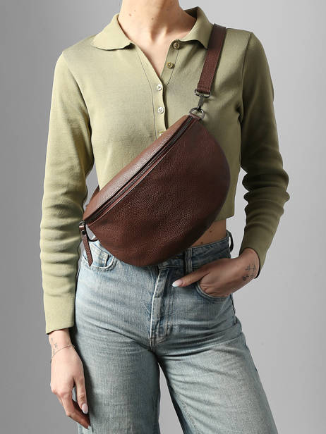 Leather Caviar Belt Bag Milano Brown caviar CA21123 other view 1