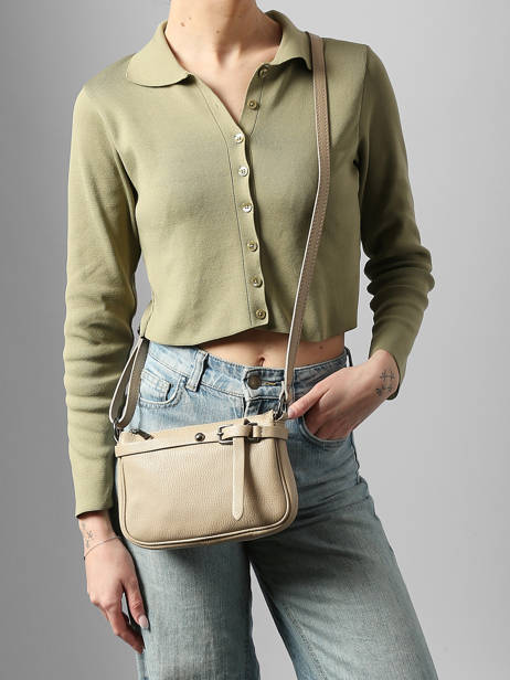 Shoulder Bag Caviar Leather Milano Beige caviar G1421N other view 1